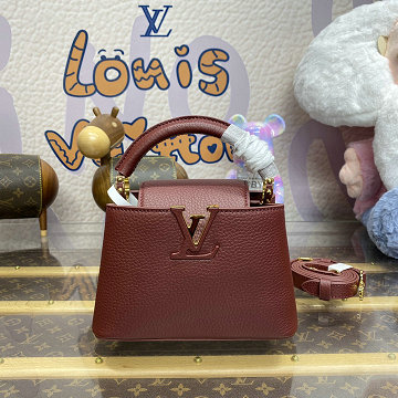 商品名称：ルイヴィトン LOUISVUITTON 057-M25893  2025年新作 カプシーヌ MINI ハンドバッグ ショルダーバッグ レディース