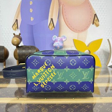 商品細詳を見る:ルイヴィトン LOUISVUITTON 057-M25902 2025年新作 ロッカー ドップ キット 手持ちかばん 洗面具収納 ポーチ 旅行かばん トラベルバッグ