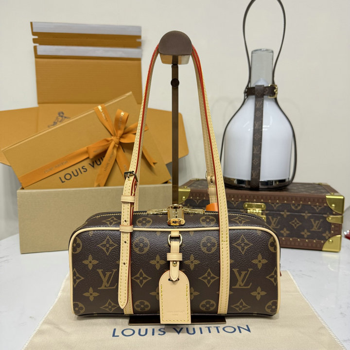 ルイヴィトン LOUISVUITTON 057-M47031 2025年新作 ハング オン トートバッグ ショルダーバッグ モノグラム キャンバス