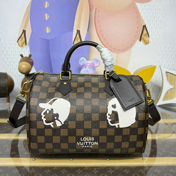 ルイヴィトン LOUISVUITTON 057-N40772 2025年新作 スピーディ バンドリエール 25 トートバッグ ショルダーバッグ ダミエ フレンドシップ