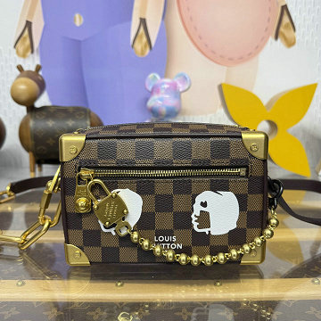 ルイヴィトン LOUISVUITTON 057-N40809 2025年新作 ミニ ソフトトランク チェーンポーチ ショルダーバッグ モノグラム ランドスケープ