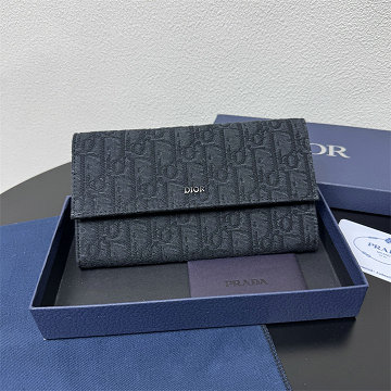 商品名称：クリスチャンディオール CHRISTIAN DIOR 99-CD8018BQK 2025年新作 フラップ長財布 ロングウォレット メンズ 小銭入れ オブリーク ジャカード