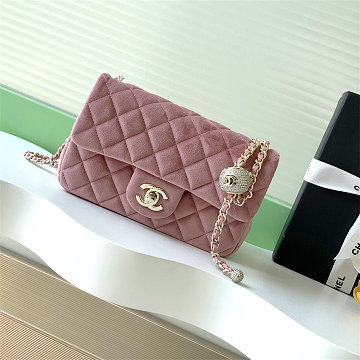 商品名称：シャネル CHANEL 99-CH1787RFH 2025新作 ミニ フラップバッグ チェーンポーチ ショルダーバッグ レディース スエード