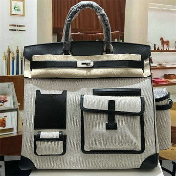 商品名称：エルメス HERMES 063-HAC40BPBK  2024最新入荷 Haut a courroies 40cargo バーキン 40 バッグ トップハンドルバッグ トートバッグ ハンドバッグ