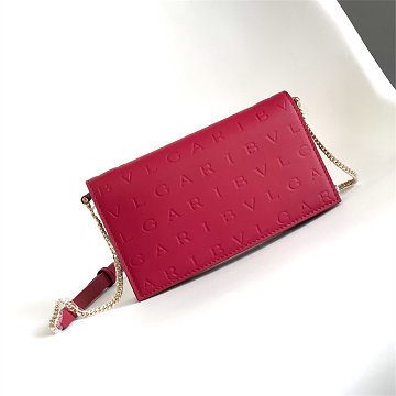 商品名称：ブルガリ BVLGARI 99-BV240385RD 2025年新作 ミニポーチ ショルダーバッグ チェーンウォレット レディース