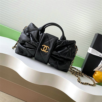 商品名称：シャネル CHANEL 99-CH5849PBK 2025新作 リボン ハンドバッグ ショルダーバッグ チェーンポーチ レディース