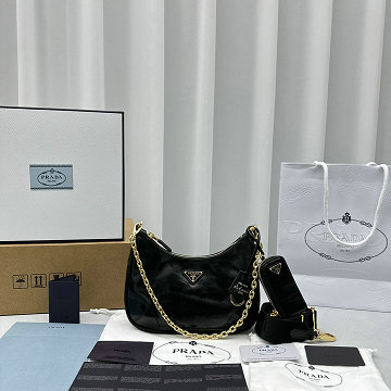 商品名称：プラダ PRADA 99-PD1BC204BK 2025年新作 チェーンポーチ ショルダーバッグ レディース ミニバッグ