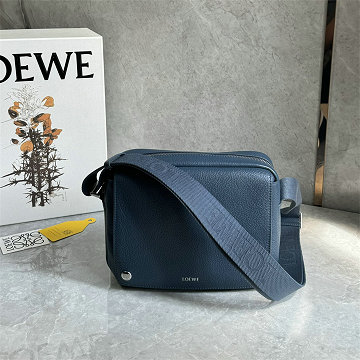 ロエベ LOEWE99-LE0522SL  2025新作 ペブル メッセンジャーバッグ ミニ ショルダーバッグ メンズ