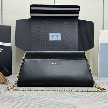 商品名称：プラダ PRADA 99-PD1BC262LPBK 2025年新作 アンシェネ ミディアム バッグ チェーンポーチ ショルダーバッグ レザー