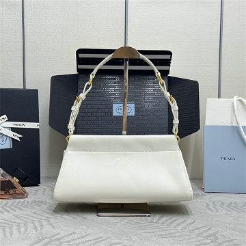 プラダ PRADA 99-PD1BC262SPBS 2025年新作 アンシェネ ミディアム バッグ チェーンポーチ ショルダーバッグ レザー