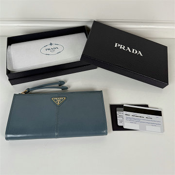 商品名称：プラダ PRADA 99-PD1MB051JNL 2025年新作 ジップウォレット ファスナー長財布 レザー