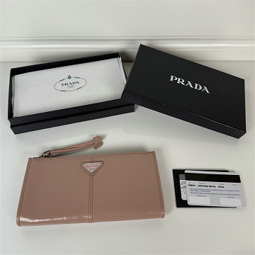 プラダ PRADA 99-PD1MB051YLF 2025年新作 ジップウォレット ファスナー長財布 レザー