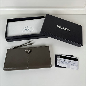 商品名称：プラダ PRADA 99-PD1MB051YNG  2025年新作 ジップウォレット ファスナー長財布 レザー