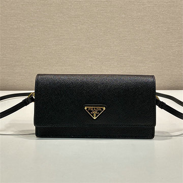 プラダ PRADA 99-PD1NF059BK 2025年新作 ミニバッグ ショルダーバッグ ウォレット ポーチ レザー