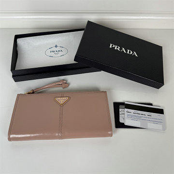 商品名称：プラダ PRADA 99-PD1MB051JLF 2025年新作 ジップウォレット ファスナー長財布 レザー