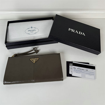 商品名称：プラダ PRADA 99-PD1MB051JNG 2025年新作 ジップウォレット ファスナー長財布 レザー