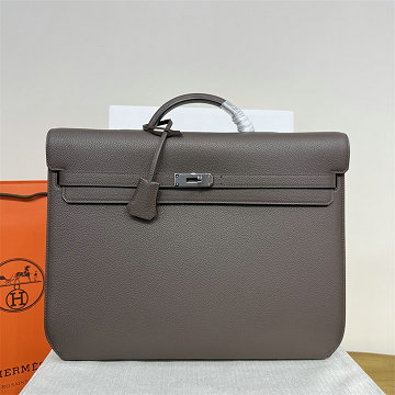 エルメス HERMES 063-HKDE36TGQSK 2025新作 ケリー サック ア デペッシュ 36 ブリーフケース トートバッグ ハンドバッグ ビジネスバッグ