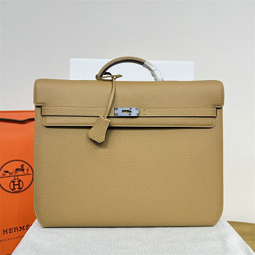 エルメス HERMES 063-HKDE36TGQXS 2025新作 ケリー サック ア デペッシュ 36 ブリーフケース トートバッグ ハンドバッグ ビジネスバッグ