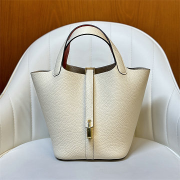 商品名称：エルメス HERMES 063-HPT18PJBR 2025新作 ピコタン18 PM ハンドバッグ トートバッグ TCレザー