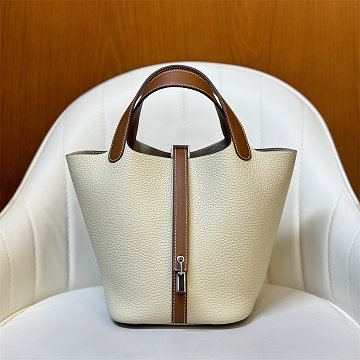 商品名称：エルメス HERMES 063-HPT18PYBZ 2025新作 ピコタン18 PM ハンドバッグ トートバッグ TCレザー