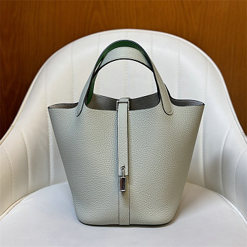 商品名称：エルメス HERMES 063-HPT18PYHG 2025新作 ピコタン18 PM ハンドバッグ トートバッグ TCレザー