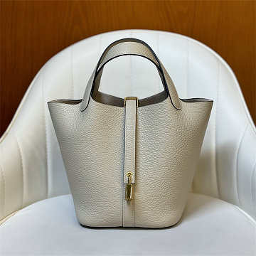 エルメス HERMES 063-HPT18TCJBB 2025新作 ピコタン18 PM ハンドバッグ トートバッグ TCレザー
