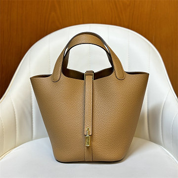 エルメス HERMES 063-HPT18TCJBG 2025新作 ピコタン18 PM ハンドバッグ トートバッグ TCレザー