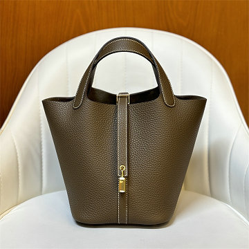 商品名称：エルメス HERMES 063-HPT18TCJDH 2025新作 ピコタン18 PM ハンドバッグ トートバッグ TCレザー