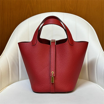 エルメス HERMES 063-HPT18TCJGR 2025新作 ピコタン18 PM ハンドバッグ トートバッグ TCレザー