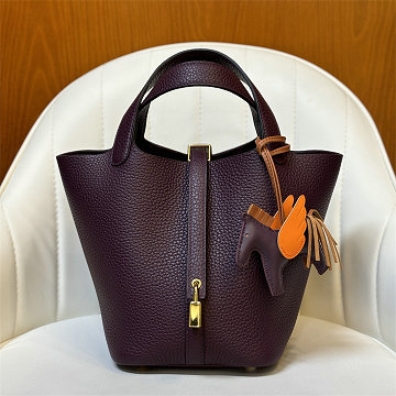商品名称：エルメス HERMES 063-HPT18TCJSZ 2025新作 ピコタン18 PM ハンドバッグ トートバッグ TCレザー