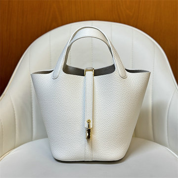 エルメス HERMES 063-HPT18TCJBS 2025新作 ピコタン18 PM ハンドバッグ トートバッグ TCレザー