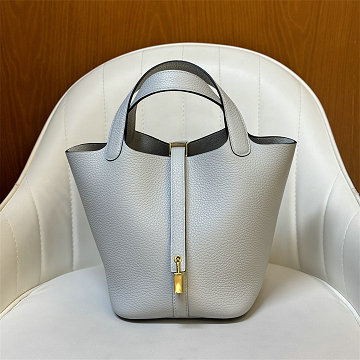 エルメス HERMES 063-HPT18TCQJBL 2025新作 ピコタン18 PM ハンドバッグ トートバッグ TCレザー