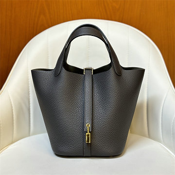 エルメス HERMES 063-HPT18TCQJMH 2025新作 ピコタン18 PM ハンドバッグ トートバッグ TCレザー