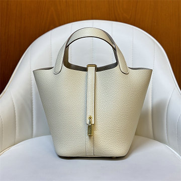 エルメス HERMES 063-HPT18TCQJNB 2025新作 ピコタン18 PM ハンドバッグ トートバッグ TCレザー