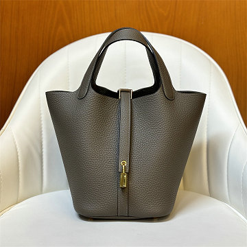 商品名称：エルメス HERMES 063-HPT18TCQJXH 2025新作 ピコタン18 PM ハンドバッグ トートバッグ TCレザー