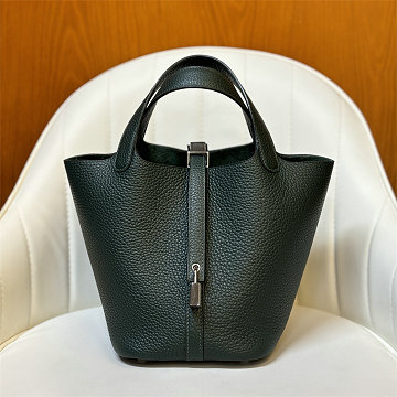 エルメス HERMES 063-HPT18TCQYBG 2025新作 ピコタン18 PM ハンドバッグ トートバッグ TCレザー