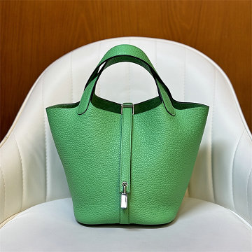 商品名称：エルメス HERMES 063-HPT18TCQYMG 2025新作 ピコタン18 PM ハンドバッグ トートバッグ TCレザー