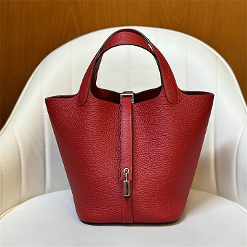 商品名称：エルメス HERMES 063-HPT18TCYGR  2025新作 ピコタン18 PM ハンドバッグ トートバッグ TCレザー