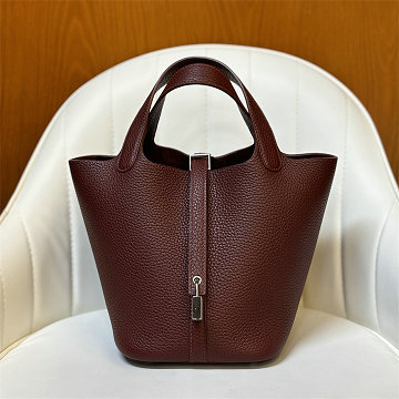 エルメス HERMES 063-HPT18TCYRD 2025新作 ピコタン18 PM ハンドバッグ トートバッグ TCレザー