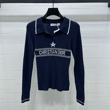 商品名称：クリスチャンディオール CHRISTIAN DIOR XG-MCCD25030 2025年新作 ウールニット セーター ロングスリーブ クルーネック レディース