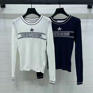 商品名称：クリスチャンディオール CHRISTIAN DIOR XG-MCCD25031  2025年新作 ウールニット セーター ロングスリーブ クルーネック レディース