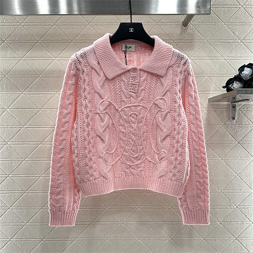 商品名称：セリーヌ CELINE XG-MCCE25010  2025年新作 ロングスリーブ ウールニット セーター ポロネック 長袖 レディース