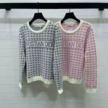 クリスチャンディオール CHRISTIAN DIOR XG-MCCD25033 2025年新作 ウールニット セーター ロングスリーブ クルーネック レディース