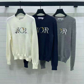 商品名称：クリスチャンディオール CHRISTIAN DIOR XG-MCCD25035  2025年新作 ロングスリーブ コットンニット セーター クルーネック レディース
