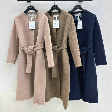 商品名称：クリスチャンディオール CHRISTIAN DIOR XG-WTCD25023 2025年新作 ダブルフェイス ウール コート ロングスリーブ アウターコート