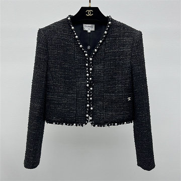 商品名称：シャネル CHANEL XG-WTCH25015 2025年新作 ツイード コート ロングスリーブ アウターコート Vネック 長袖 レディース