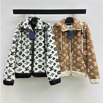 商品名称：ルイヴィトン LOUISVUITTON XG-WTLV25021 2025年新作 モノグラム フリース フーデッドジャケット ロングスリーブ アウターコート