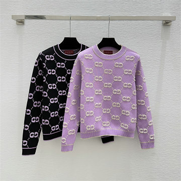 商品細詳を見る:グッチ GUCCI XG-MCGG25002 2025年新作 ロングスリーブ ウールニット セーター クルーネック 長袖 レディース