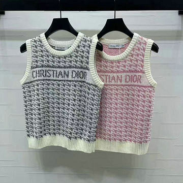 クリスチャンディオール CHRISTIAN DIOR XG-MDCD25021 2025年新作 ニットベスト ウールニット セーター クルーネック レディース