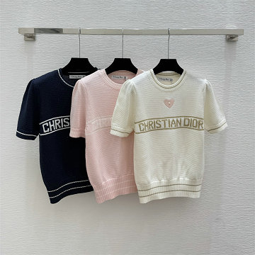 クリスチャンディオール CHRISTIAN DIOR XG-MDCD25024 2025年新作 ウールニット セーター ロングスリーブ クルーネック レディース